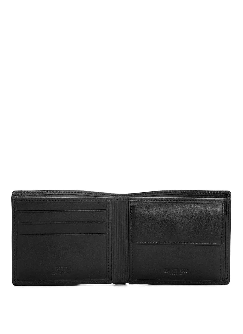 Da Milano  Genuine Leather Black Mens Wallet for Men | Best Price UAE