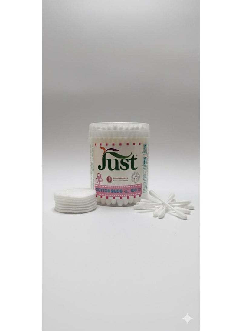 Just cotton ear buds 100