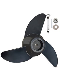 Electric Outboard Motor Propeller Boat Propeller Kit for Marine Boat 3-Bladed Size L