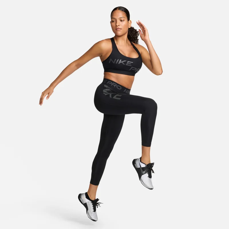 Nike Women's Pro Mid-Rise Graphic Leggings