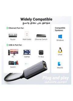MOWSIL USB 3.0 Ethernet Adapter Aluminum USB to Network 1000Mbps Gigabit RJ45 LAN Internet Adapter Converter Compatible with MacBook iMac PC Switch Surface Pro Windows Mac OS/IOS Linux,  - Image 4