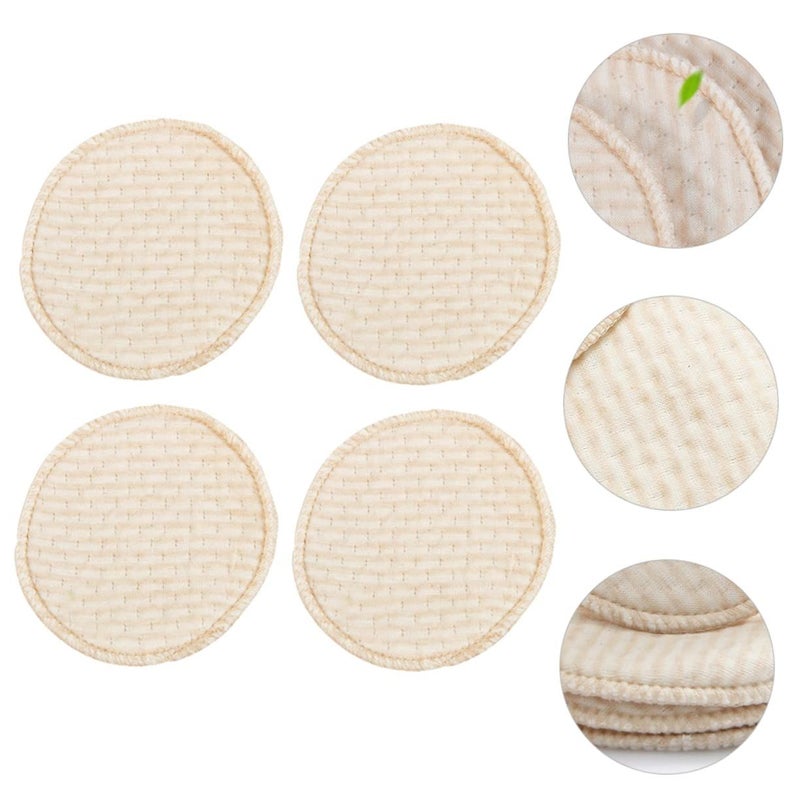 8 Pcs Washable Cotton Breastfeeding Nursing Pads Absorbent Breast Cushions for Nursing Moms Prevents Leaking - Image 4