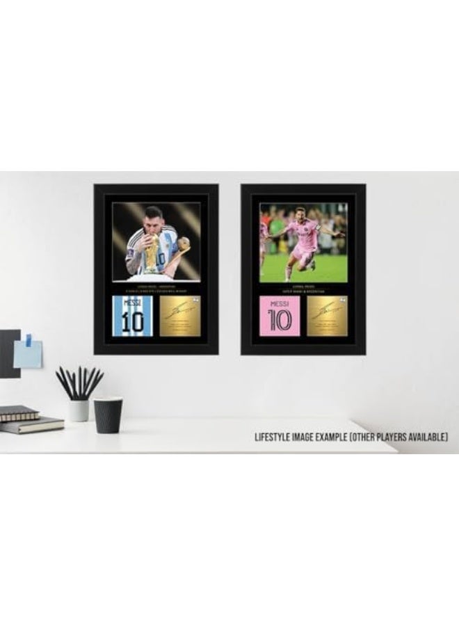 Win FC Vinicius Junior Signed A4 Framed Photo Display - Reproduced Digital Signature - Gift For Real Madrid - Image 4