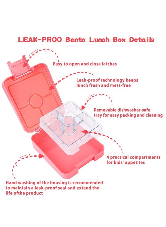 Howeemo Rainbow Bento Lunch Box Set, 25.36 oz Capacity, Stainless Steel Insulated Soup Thermo, Leak-proof Bento Box, Microwave and Dishwasher Safe - Image 5