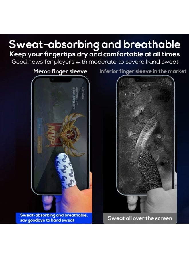 Memo Finger Sleeve Finger Glove for Mobile Game Pubg Sleeve Cod Free Fire or Fortnite 1 Pair  - Image 3