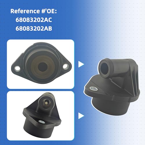 AAAWZDWD PCV Valve 36L Positive Crankcase Ventilation Compatible with Chrysler 200 300 Dodge Challenger Durango Grand Caravan Jeep Cherokee Wrangler Ram 150068083202AC 68083202AB - Image 5