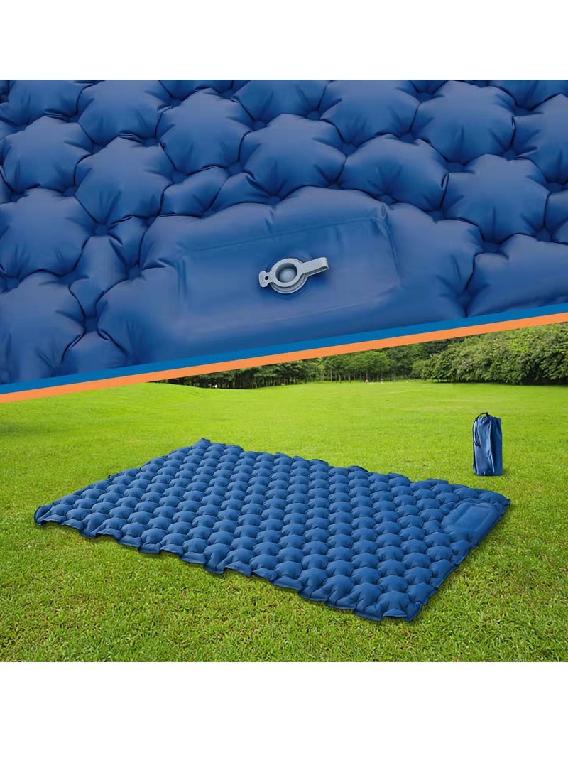 Joyelink Camping Sleeping Pad, Ultralight Camping Mat with Pillow Built-in Foot Pump Inflatable Sleeping Pads Compact for Camping Backpacking Hiking Traveling - Image 4