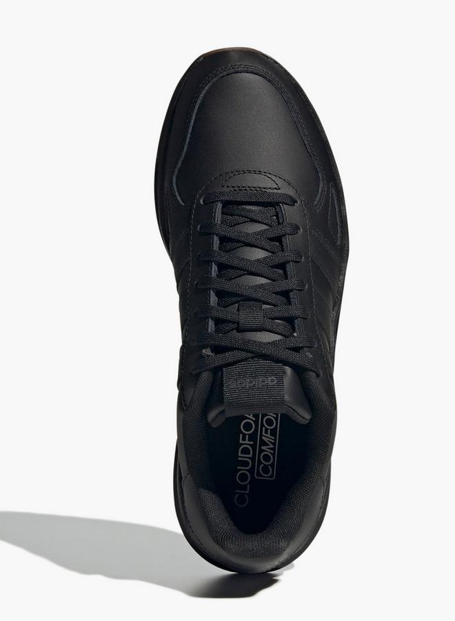 Adidas Men Run 84 Lace-Up Leather Ankle Sneakers - Image 4