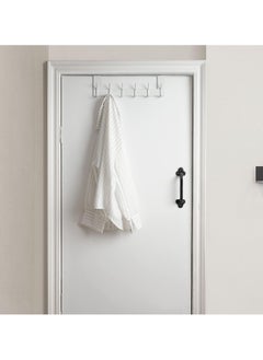 6 Hooks Over Door Coat Rack for Hanging Clothes Hat Towel, Heavy-Duty Organizer for Coat, Towel, Bag, Robe (White) - pzsku/Z667980B560AABE8F3586Z/45/_/1734012255/a8d2d8b3-9555-4871-86c4-8434efb500e0