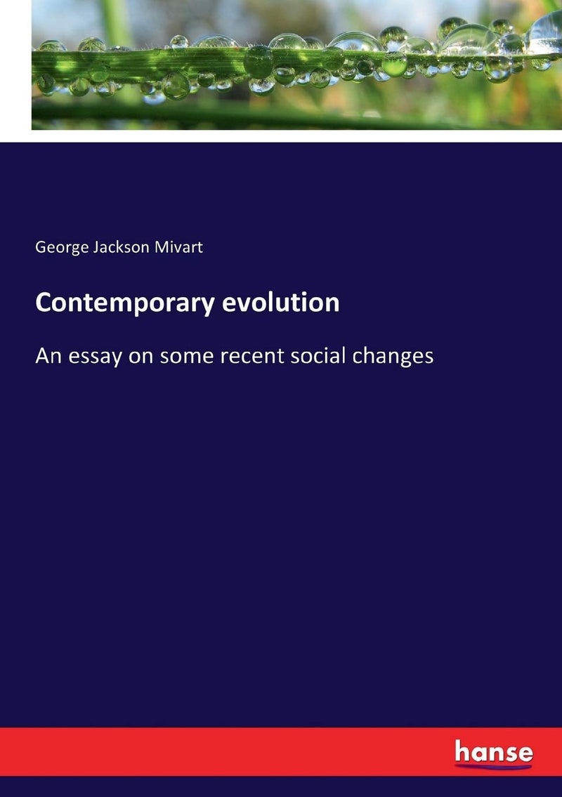 Contemporary evolution: An essay on some recent social changes - Image 1
