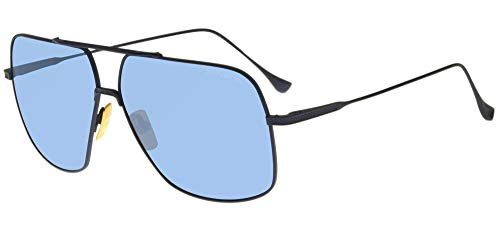 DITA Sunglasses Dita FLIGHT. 005 7805 E-NVY Matte Navy w/Dark Blue-Black Flash-AR, 61mm - Image 1