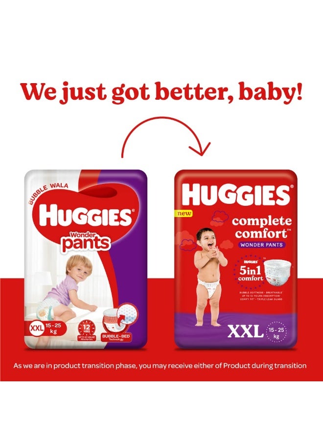 Huggies Complete Comfort Wonder Pants, Double Extra Large (XXL) Size Baby Diaper Pants, (24 count) & Mamaearth Mineral Based Sunscreen  SPF 20+,Hypoallergenic,100ml,(0-10 Years) - Image 2
