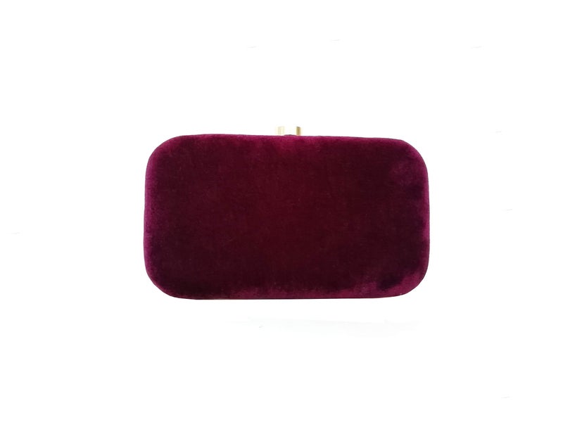 DUCHESS Women's Box Clutch with Pearl Handle-Bridal Ethnic Traditional Casual Purse/Clutch/Handbag (4 x 7 x 2 inch) - Image 4
