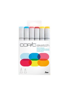COPIC Copic Markers 6-Piece Sketch Set, Perfect Primaries  - Image 1