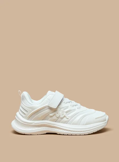 Kappa Boys Textured Sports Shoes With Hook And Loop Closure