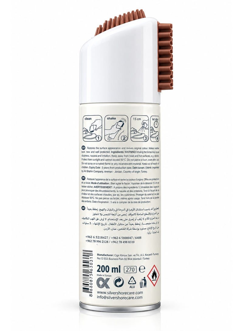Silver Suede & Nubuck Renovator brown/marron - 200 ml - Image 2