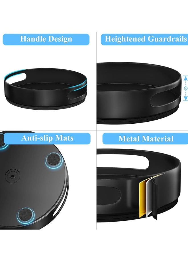 2 Tier Spice Rack Organizer,Lazy Susan Height Adjustable Seasoning Organizer, 360 Degree Rotatable Rack Stand for Kitchen,Cabinet, Pantry Storage, Countertop, Pantry Storage,Bathroom - Image 3