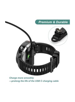 FIRST PRO Garmin Watch Charger USB C Adapter, Charging Cable Converter for Garmin Fenix 7X 7S 7, Forerunner 45 55 245, Approach S10 S40 S42 S62, Vivoacitve 3 4, Instinct, Venu 2 2S (1)  - Image 4