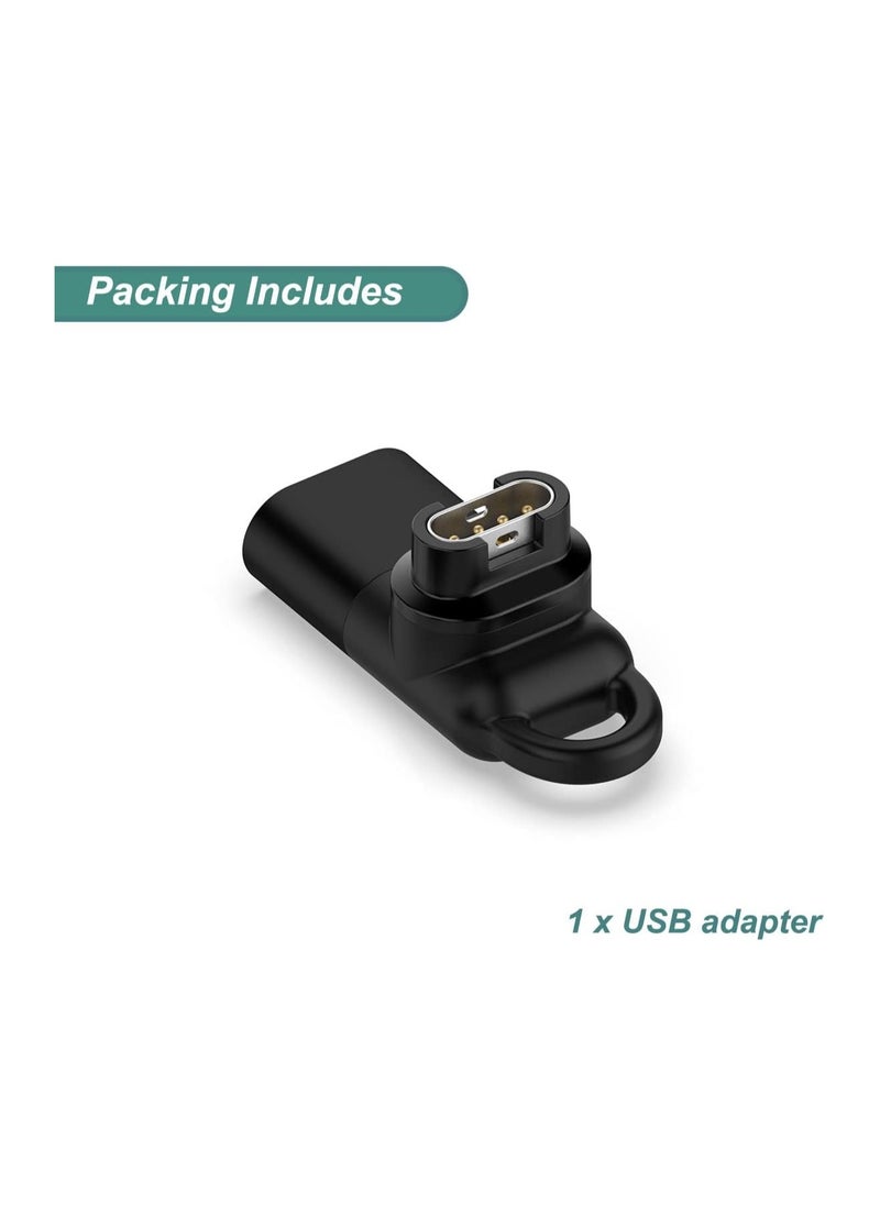 FIRST PRO - Garmin Watch Charger USB C Adapter, Charging Cable Converter for Garmin Fenix 7X 7S 7, Forerunner 45 55 245, Approach S10 S40 S42 S62, Vivoacitve 3 4, Instinct, Venu 2 2S (1) - Image 1