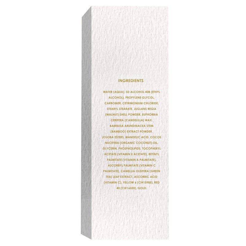 OROGOLD White Gold 24K Multi-Vitamin Deep Peeling - Facial Exfoliator with Gold, Walnut, Coconut, Green Tea, Mandelic, Vitamins A C E - 1.76 Fl. Oz. - Image 5