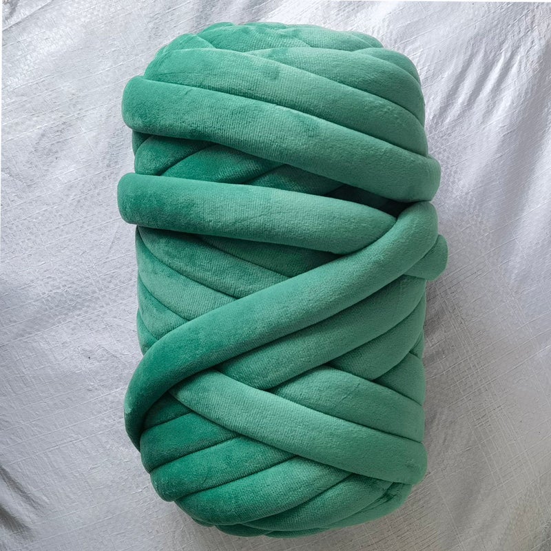 Heart-Filling Yarn Hand-Woven Blanket Jar Core Yarn Round Cloth Strip Coarse Wool Diy Blanket Yarn Flannel Heart-Filling Cotton Yarn - Image 5