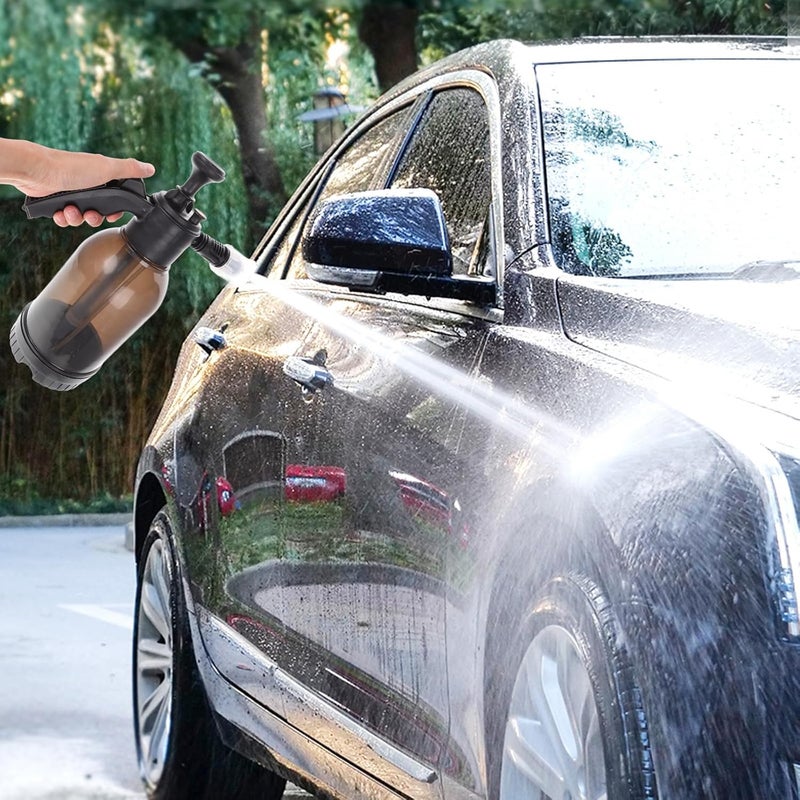ABOOFAN Portable High Pressure Car Wash Sprayer Foam Gun with Adjustable Nozzle Manual Pump for Automotive Detailing and Cleaning - Image 4