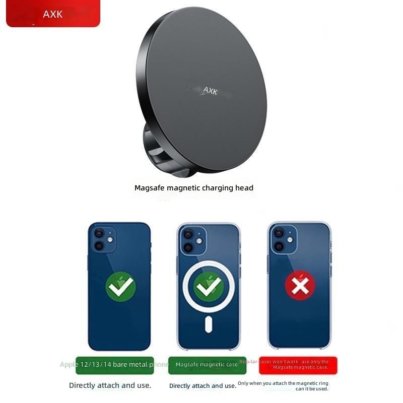 AXK Universal Magnetic Phone Holder with Rotating Bracket for Live Streaming, Gym, and Outdoor Use - 17mm Clamp - Image 4