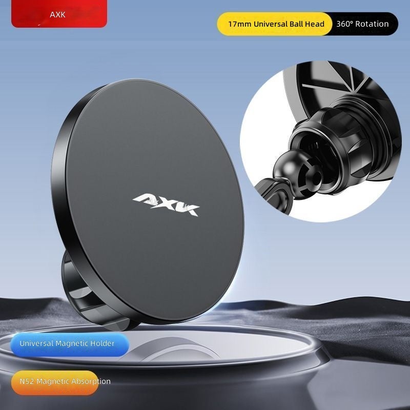 AXK Universal Magnetic Phone Holder with Rotating Bracket for Live Streaming, Gym, and Outdoor Use - 17mm Clamp - Image 3