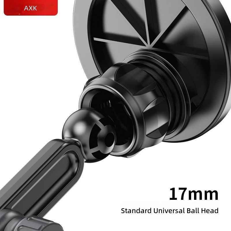 AXK Universal Magnetic Phone Holder with Rotating Bracket for Live Streaming, Gym, and Outdoor Use - 17mm Clamp - Image 5