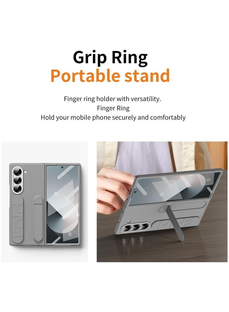 general Case for Samsung Galaxy Z Fold 7 with Wrist Strap Holder, Built-in Screen and Lens ProtectionShock Resistant Full Body Drop Protection - Image 4