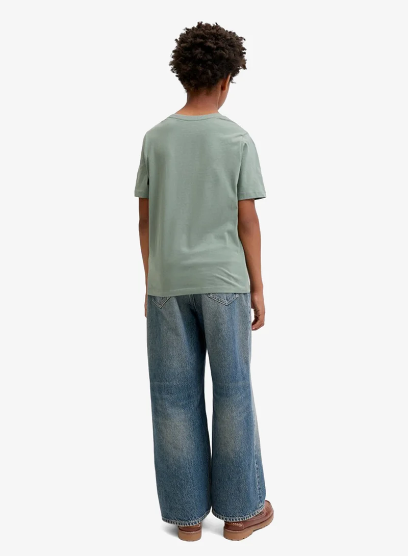 Jack & Jones Junior Youth Box Logo Short Sleeve T-Shirt