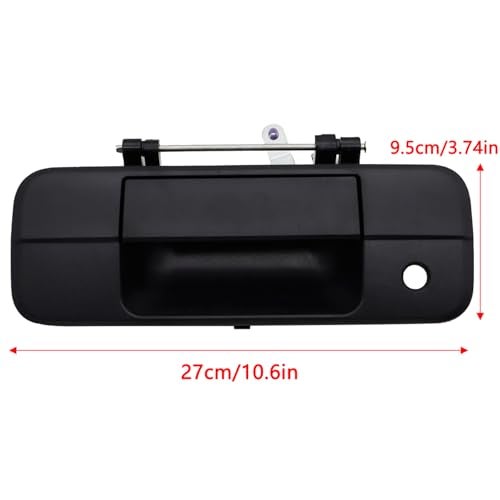 OEMASSIVE Tailgate Handle Liftgate Latch Handle Compatible with Toyota Tundra 2007-2013 Tailgate Lock 69090-0C040 Replaces# 690900C040,81213,TO1915113, Black - Image 2