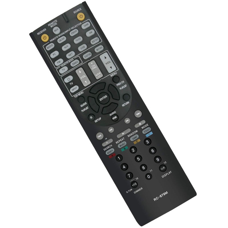 PERFASCIN RC-879M RC879M Replacement Remote Control Compatible with Onkyo AV Receiver TX-NR535 TX-SR333 HT-R393 HT-S3700 TXNR535 TXSR333 HTR393 HTS3700 - Image 2