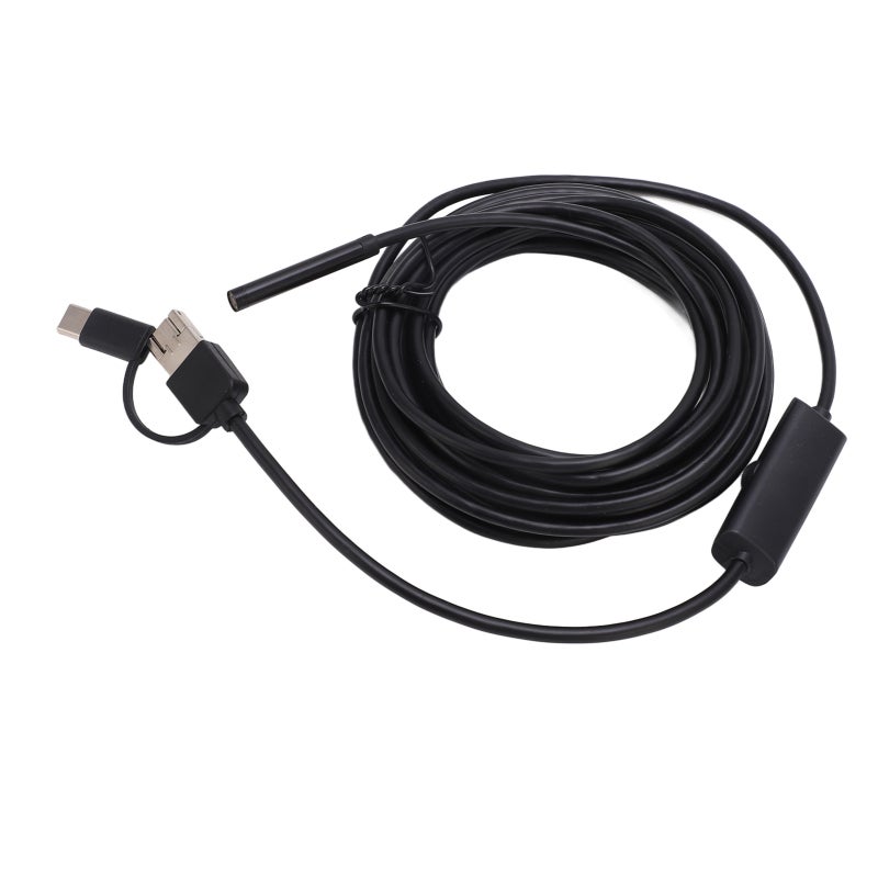 USB Endoscope: 5.5mm Waterproof IP67 Camera - 0.21in Diameter Narrow Space Inspection Tool with 70° Viewing Angle 640x480 Resolution for Engine Ventilation Pipe Hard-to-Reach Household Area Checks - Image 3