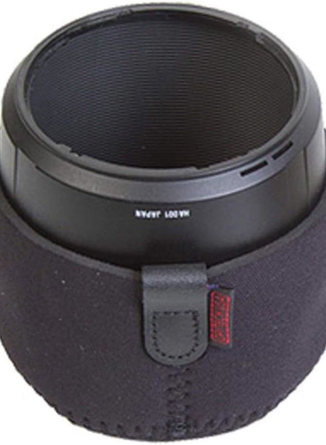 OP/Tech USA Hood Hat – Universal Lens Cap for DSLR & Digital Cameras | Neoprene Camera Lens Hood, Soft Cap for Camera Lens & Protection - Small (Black) - Made in USA - Image 5