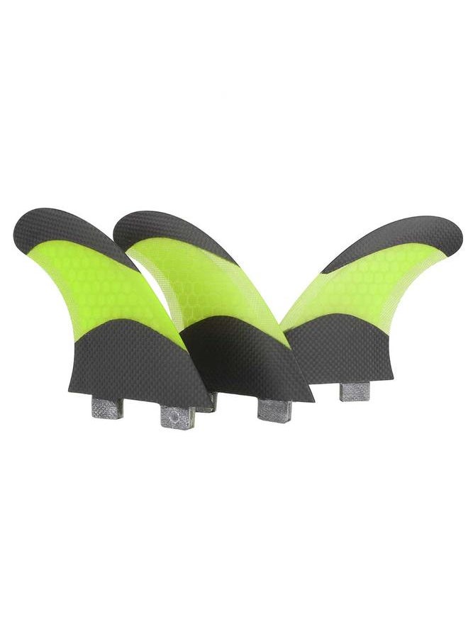 Thoraya Glass Fibre Skeg Tracking Fin Integral Fins FCS G5 for Kayaks Canoes Rowing Boats Yellow  - Image 1