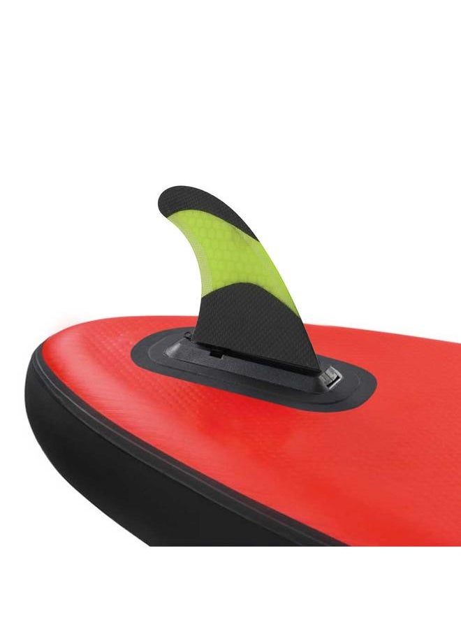 Thoraya Glass Fibre Skeg Tracking Fin Integral Fins FCS G5 for Kayaks Canoes Rowing Boats Yellow  - Image 3