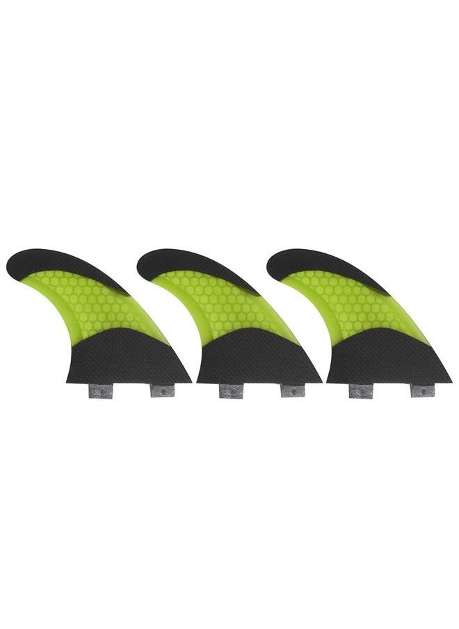 Thoraya Glass Fibre Skeg Tracking Fin Integral Fins FCS G5 for Kayaks Canoes Rowing Boats Yellow  - Image 4
