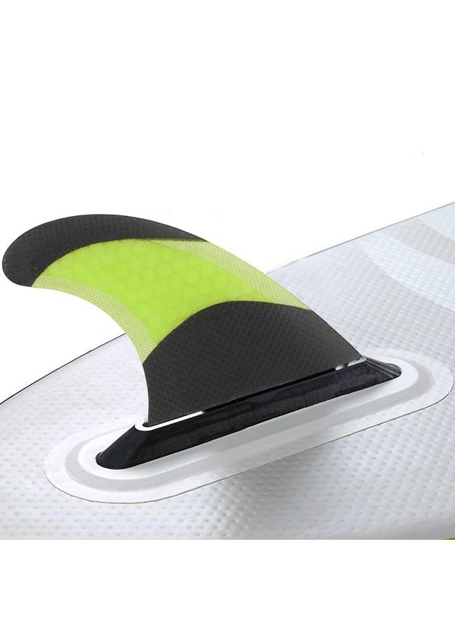 Thoraya Glass Fibre Skeg Tracking Fin Integral Fins FCS G5 for Kayaks Canoes Rowing Boats Yellow  - Image 2