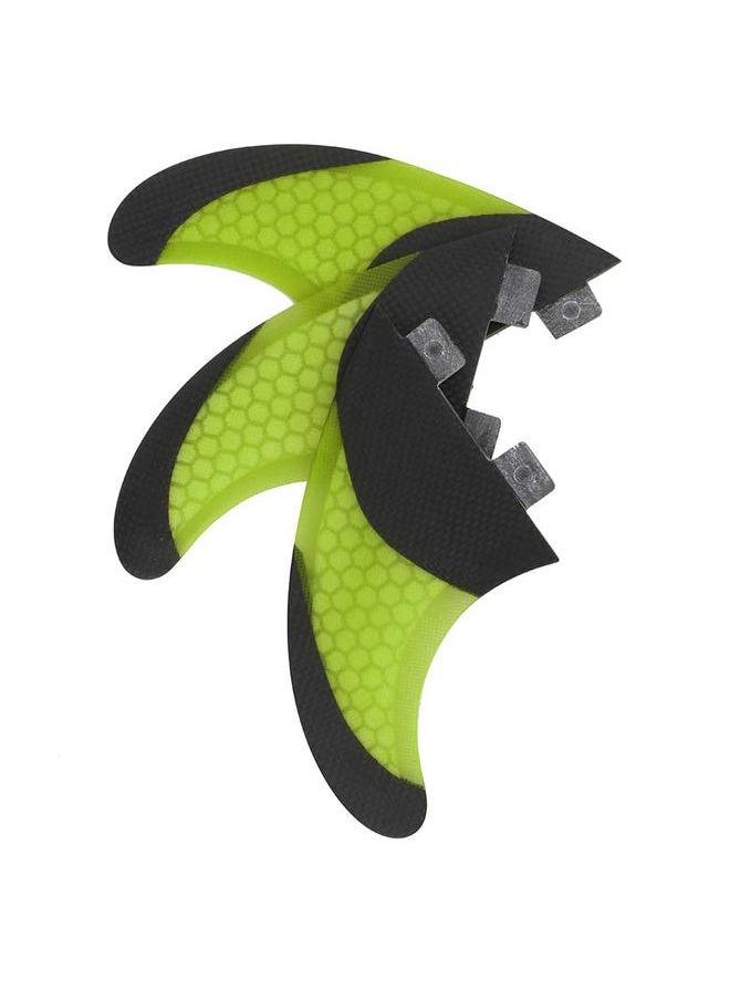 Thoraya Glass Fibre Skeg Tracking Fin Integral Fins FCS G5 for Kayaks Canoes Rowing Boats Yellow  - Image 5