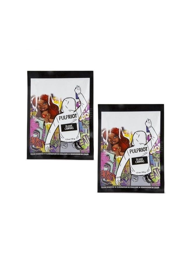 P.R. - Pulp Riot Blank Canvas Color Remover Packet x2 - Image 1