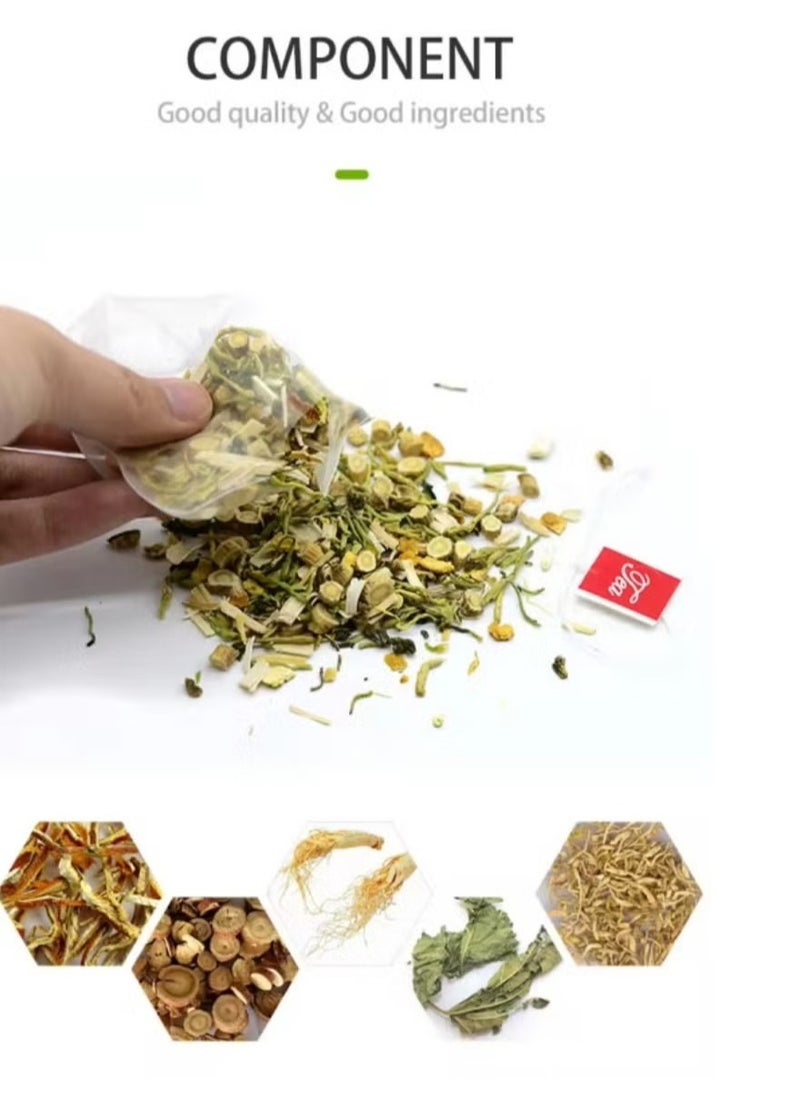 Wins Town Healthy Lung-Cleansing Herbal Tea Clears Lung Heat And Phlegm Eases Cough  - Image 4