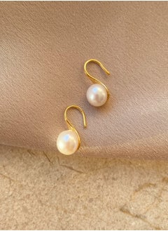 Pearl Earrings 10mm,Gold Plated 925 Sterling Silver White Freshwater Cultured Pearl Dangle Drop Earrings for Women Girls Gif - pzsku/Z667A93E7BCF265699D49Z/45/_/1712476634/bdee039f-e375-43cd-bef4-10a5483c73c9