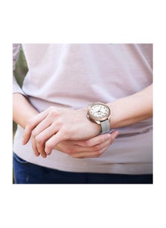 Generic Strap Silicone Magnetic Clasp 20MM Band For Samsung Gear Sport/Watch 4/5/6/Watch 5 Pro/S2 classic/active 2 40mm 44mm/Amazfit GTS 3/4/4 Mini/Bip 3/GTS 2 mini/GTS 2e/Bip (Light Grey)  - Image 5