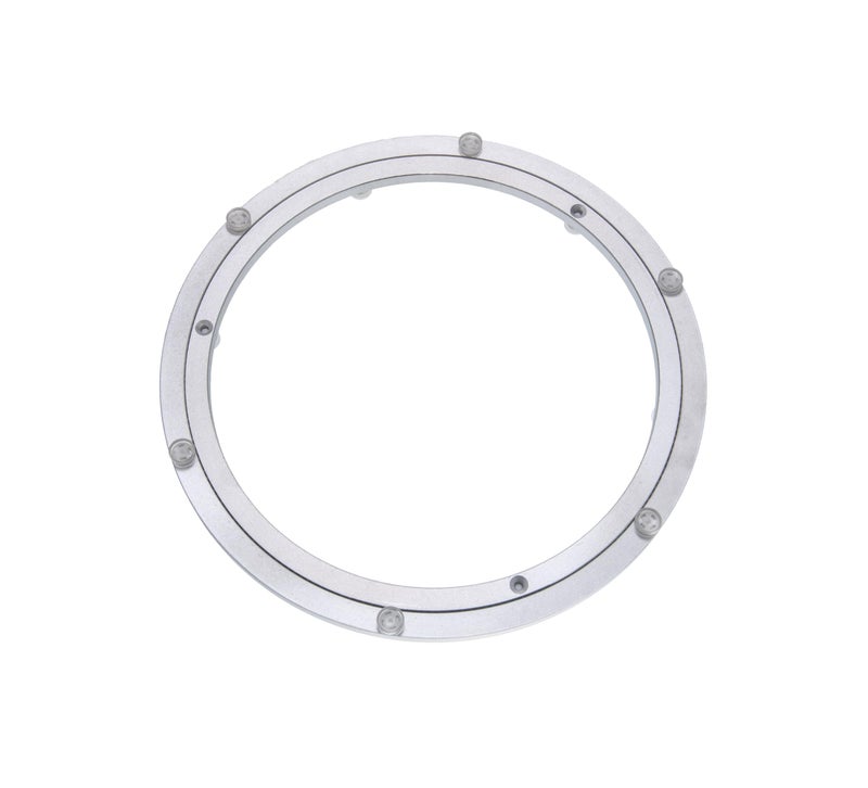 Dailydanny Dailydanny Aluminum Heavy Duty Lazy Susan Rotating Turntable Bearing Swivel Plate Hardware for DiningTable 12 inch 
