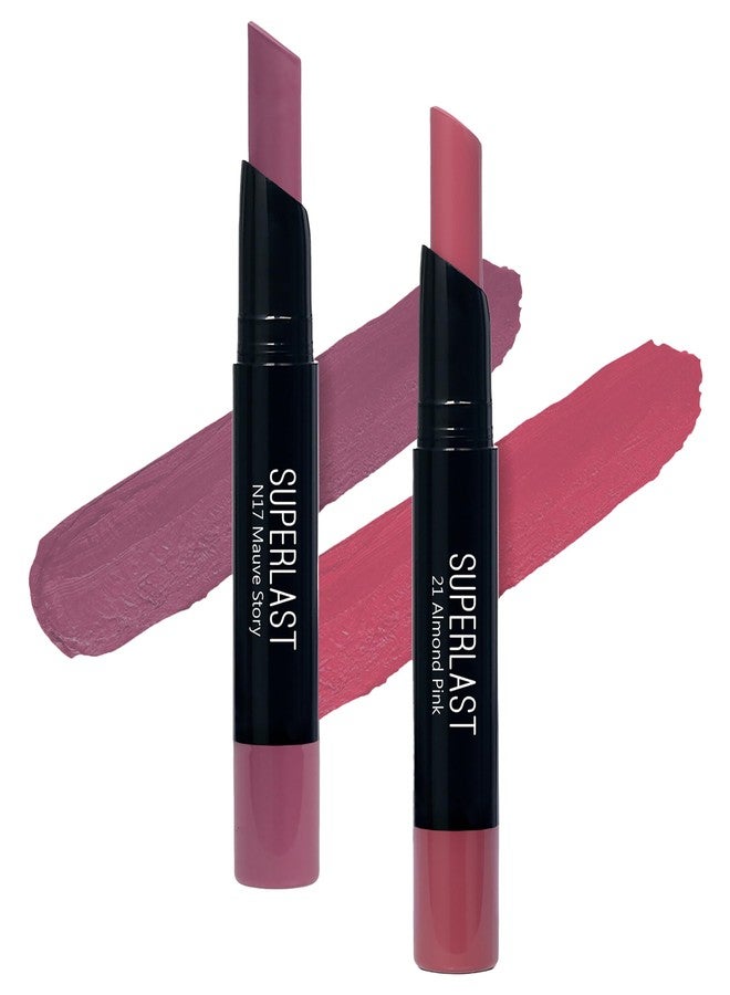 ME-ON Superlast Lipstick (17,21) Matte Finish - Image 1