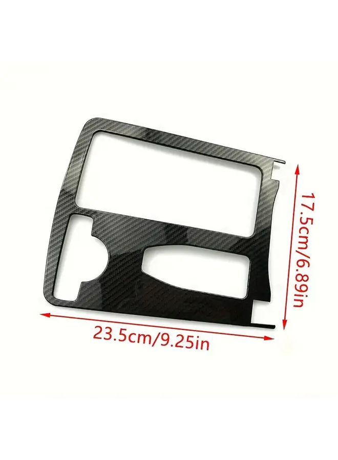 Gloss Black LHD Car Center Console Armrest Cup Holder Trim Cover For 2007 2013 - Image 2