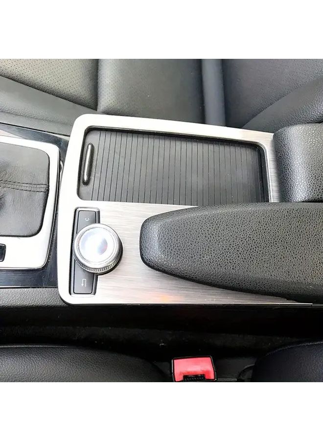 Gloss Black LHD Car Center Console Armrest Cup Holder Trim Cover For 2007 2013 - Image 3