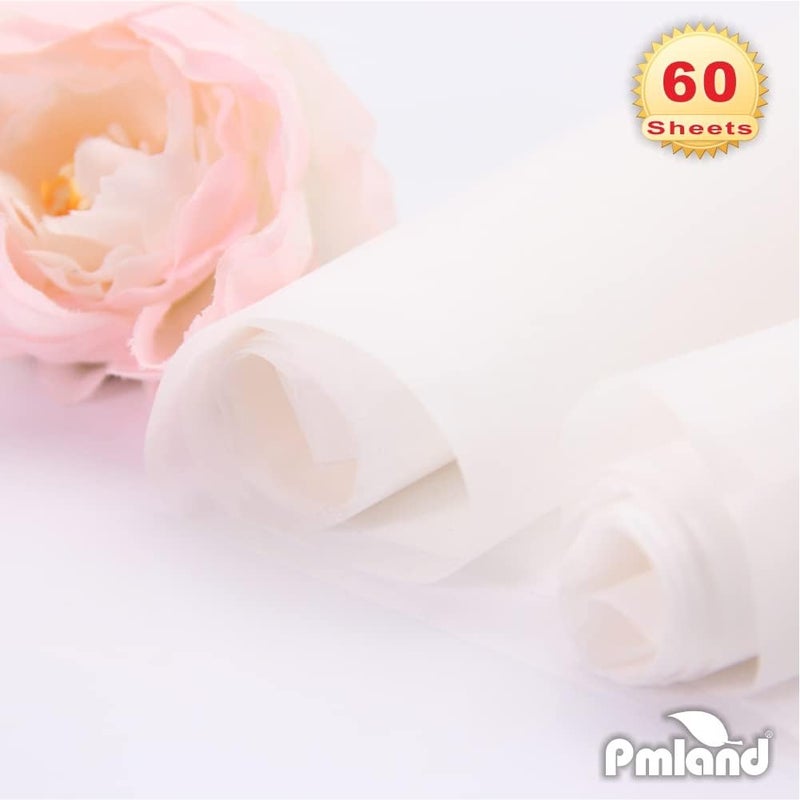 PMLAND Gift Wrapping Tissue Paper - White Color - 20 Inches x 26 Inches 60 Sheets - Image 5