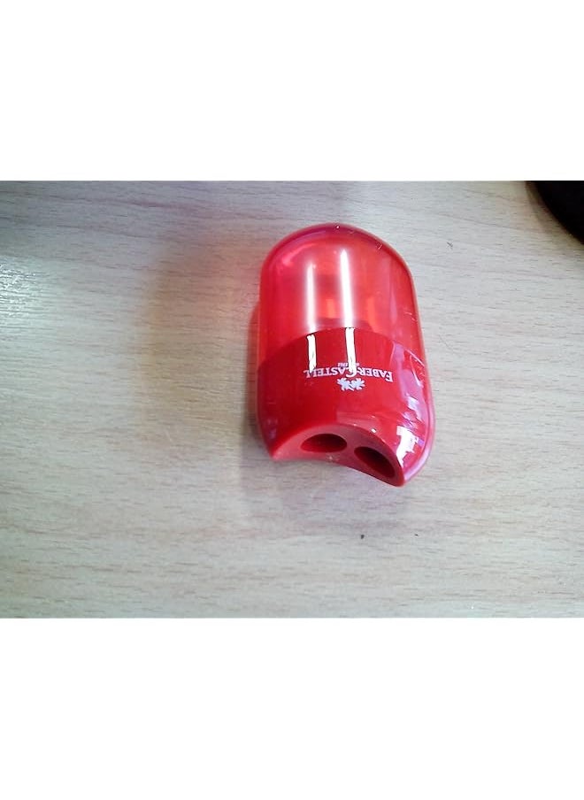 FABER-CASTELL - Double Hole Sharpener With Barrel Basic Class - Image 1